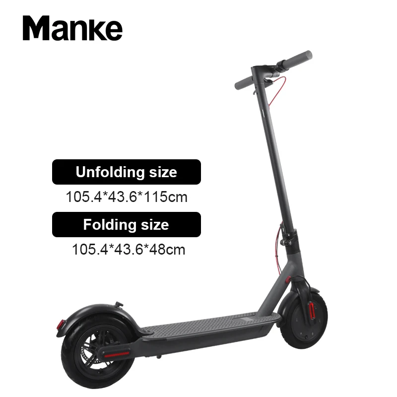
8 Inch 4.4 Ah 2 Wheel Foldable Kick Adult Electric Scooter 