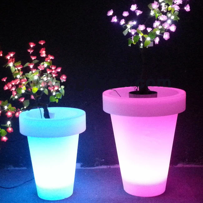luxury party decorations led outdoor flower pot led indoor potted plants grow light