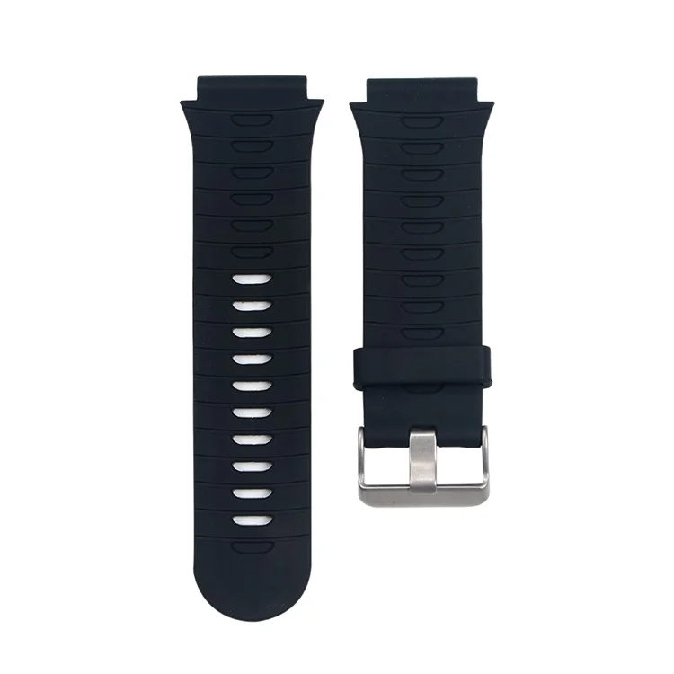 metal silicone rubber watch strap keeper display case for garmin 910xt