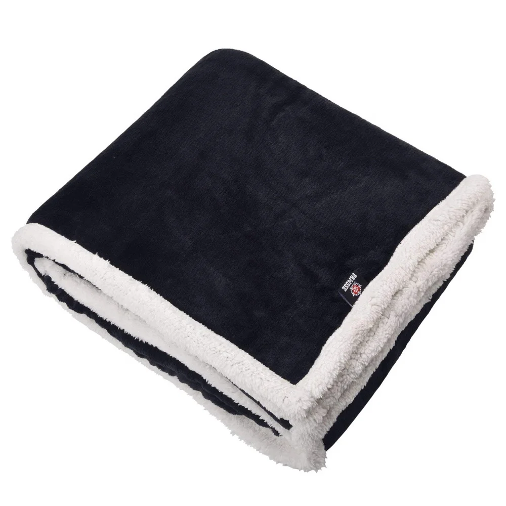 
Super Soft Warm Sherpa Fleece Plush Dog Blankets Throws Small Medium Large Dogs Puppy Doggy Pet Cats 
