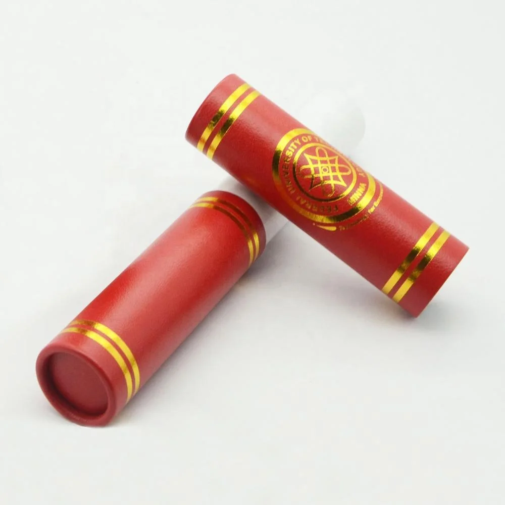 Gold Foil Stamping High School Leatherette Paper Diploma Certificate Tube Holder