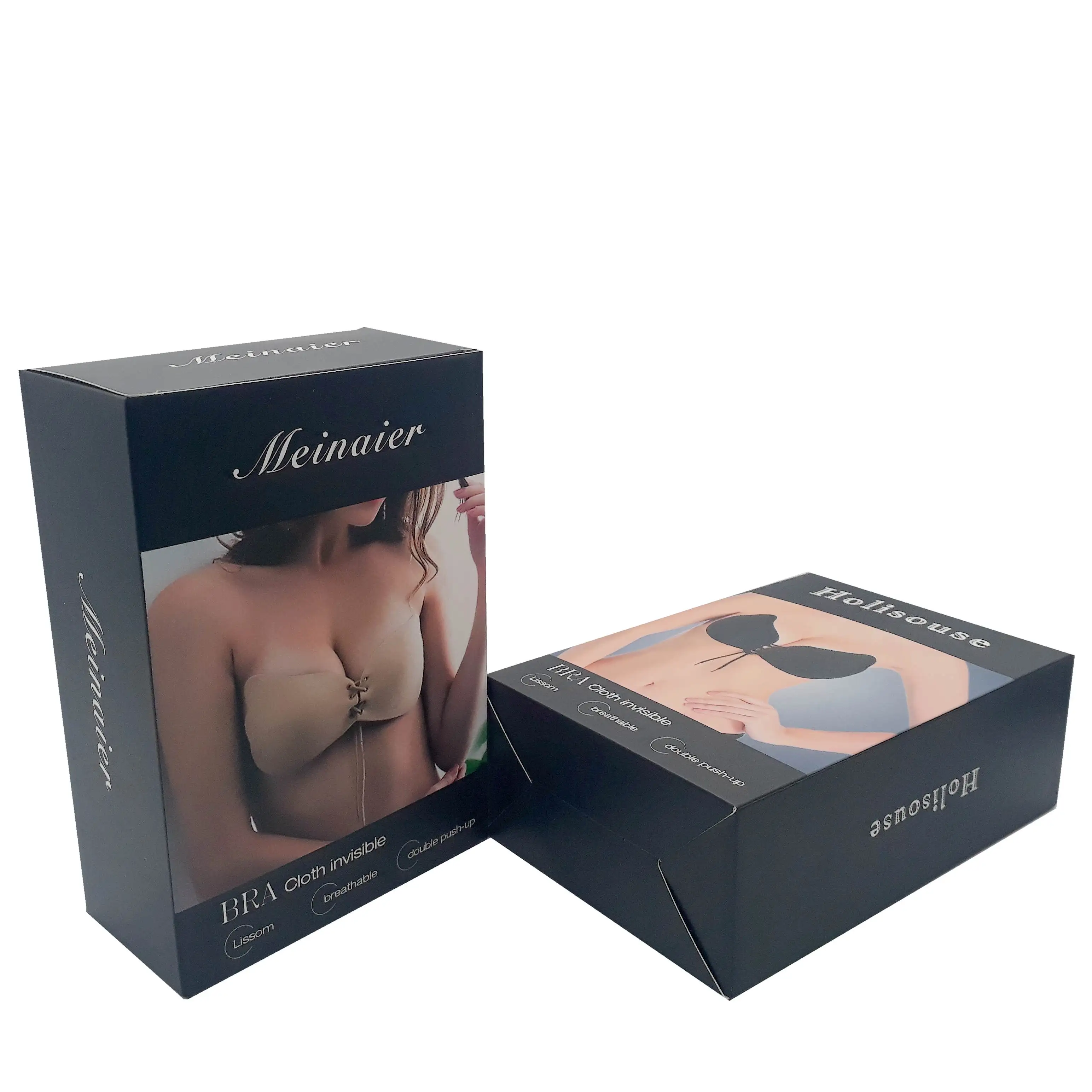 manufacturer custom bra brassiere lingerie underwear paper packaging boxes container and instruction manual label tag printing