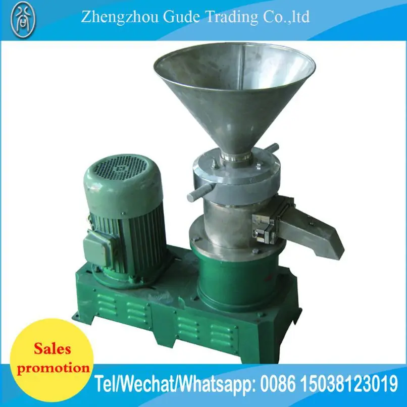 Cocoa/Peanut/Soybean/Sesame/Almond Milk Grinding Machine Soy Tahini Sauce Mill Machine