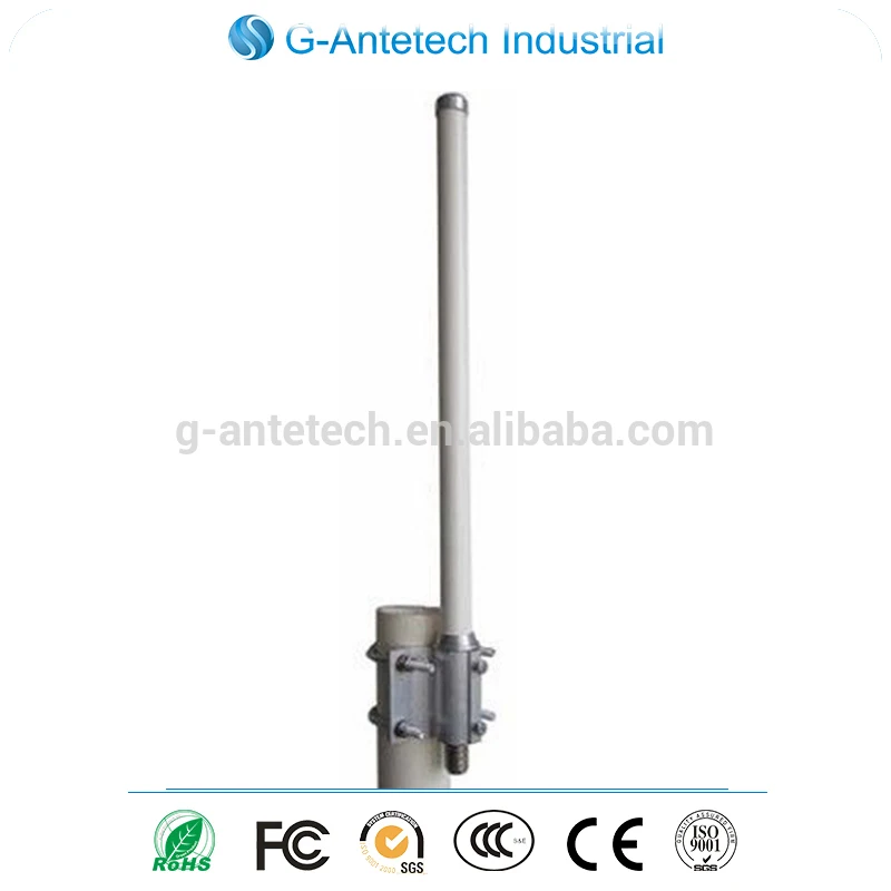 Good price high gain waterproof 850MHz 10db Fiberglass gsm base station antenna for Point to Multipoint System