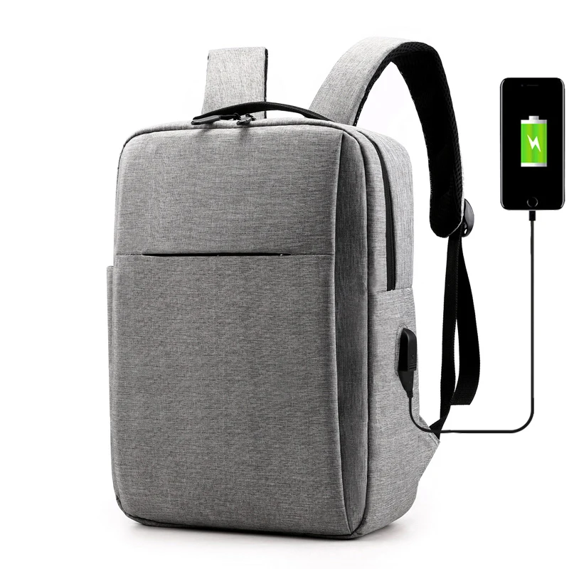 Wholesale anti theft polyester fashion laptop backpack laptop back pack chargeable usb briefcase pc notebook backpack