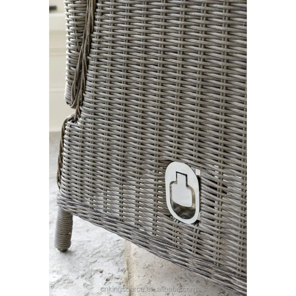 
2018 Trade Assurance Classic Rattan Garden Reclining Chair with Footrest 