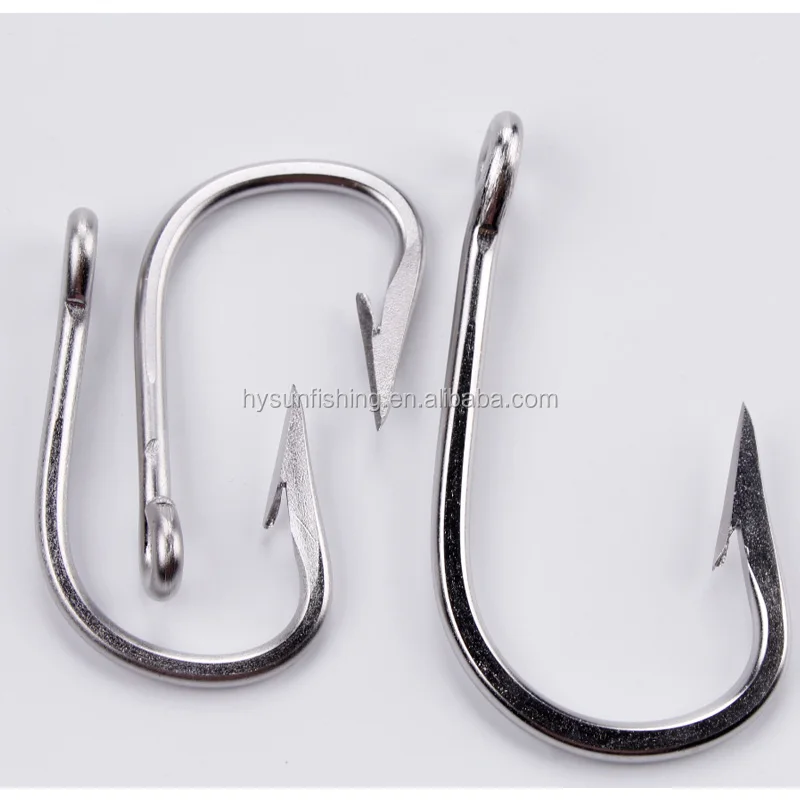 
Stainless Steel Fishing Hooks Strong Saltwater Big Game Fish Hooks 