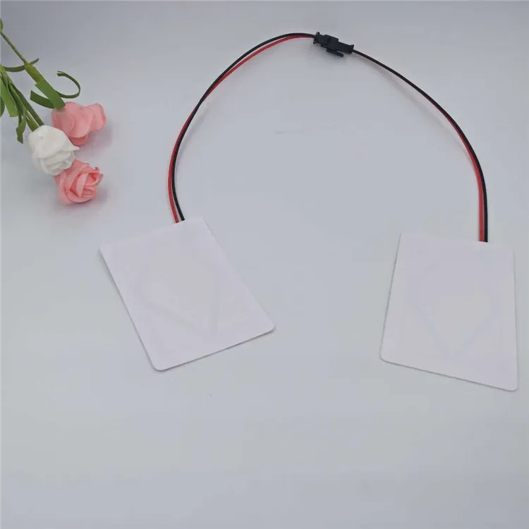  Пустой белый размер карты банка rfid range extender светодио дный светодиодной подсветкой для системы оплаты