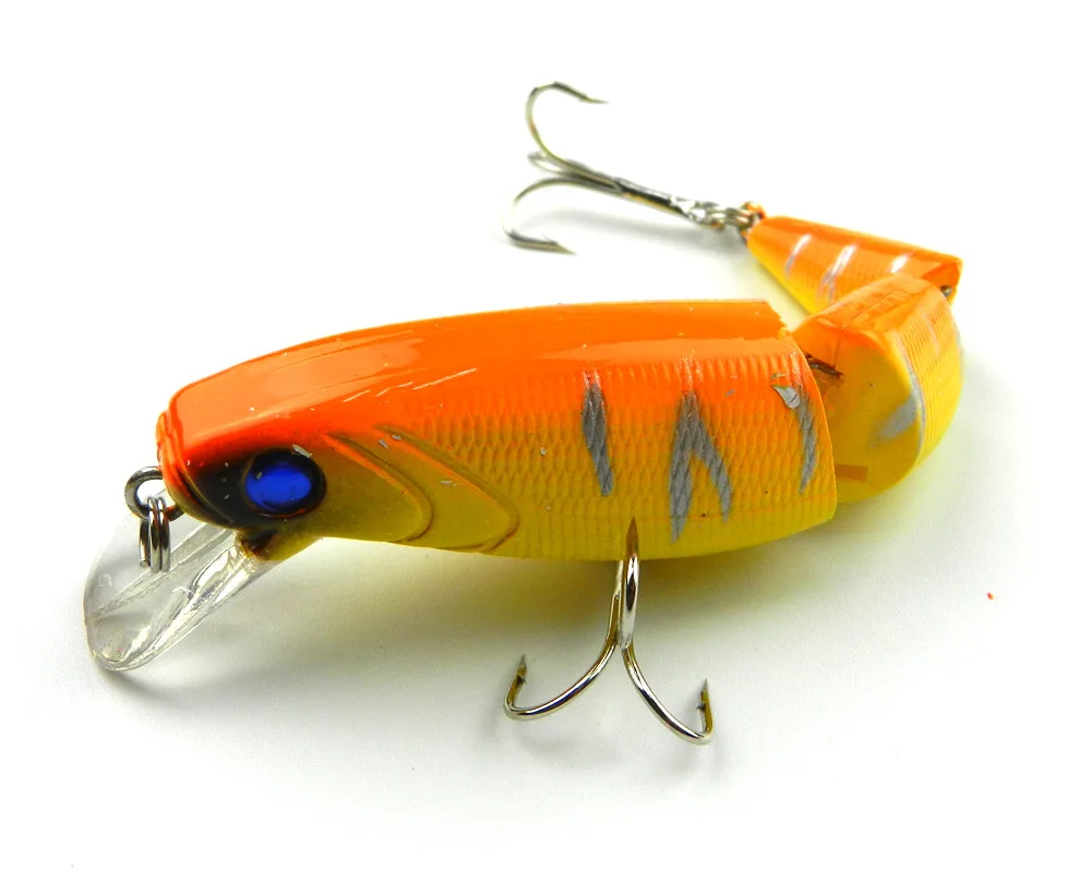 10.5cm/14g Multi-jointed Fishing Lures 3 Segment Lifelike Bait Swimbait Plastic Hard Baits Wobblers Fishing Bait