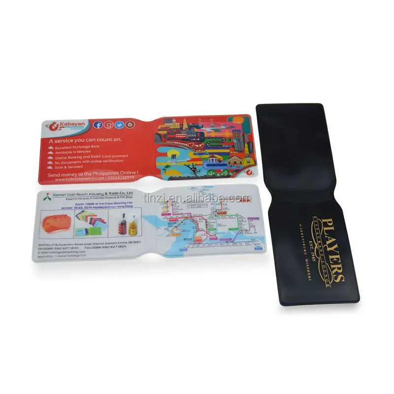 
New Product 2019 PVC Card or Ticket Travel Wallet Holder Document Vinyl Plastic Airline Ticket Holder 