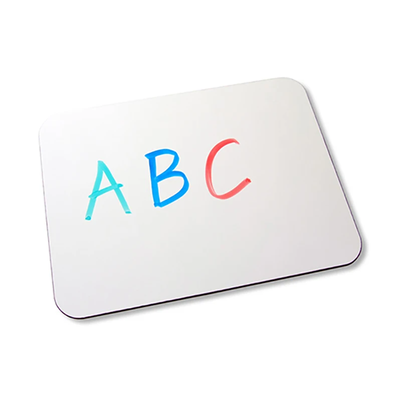 Customized cheap student kids lapboard dry erase frameless writing board with 9 x 12 Inches standard size