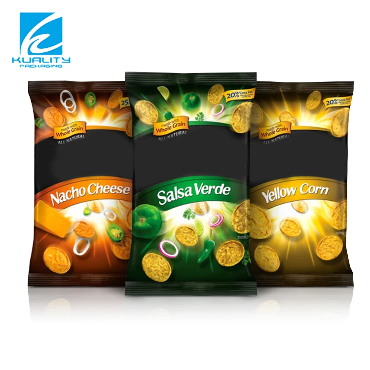 Recyclable laminated chips packaging plastic bag