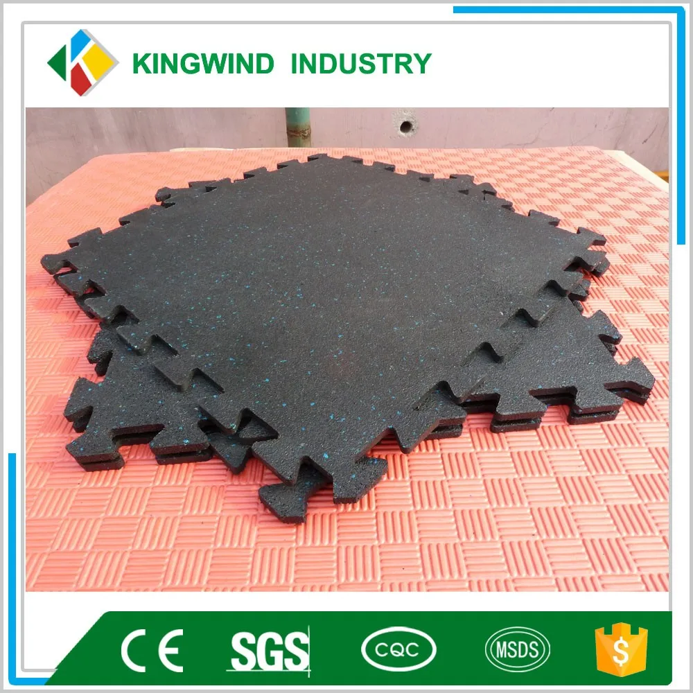 recycled tire flooring/ playground rubber tiles