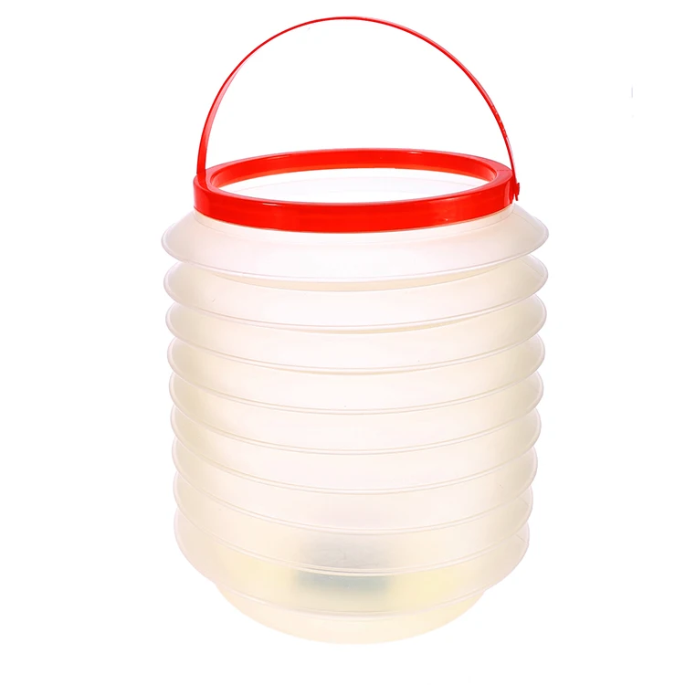 Factory Supplier Plastic Water Bucket With Lid Collapsible Plastic Water Bucket