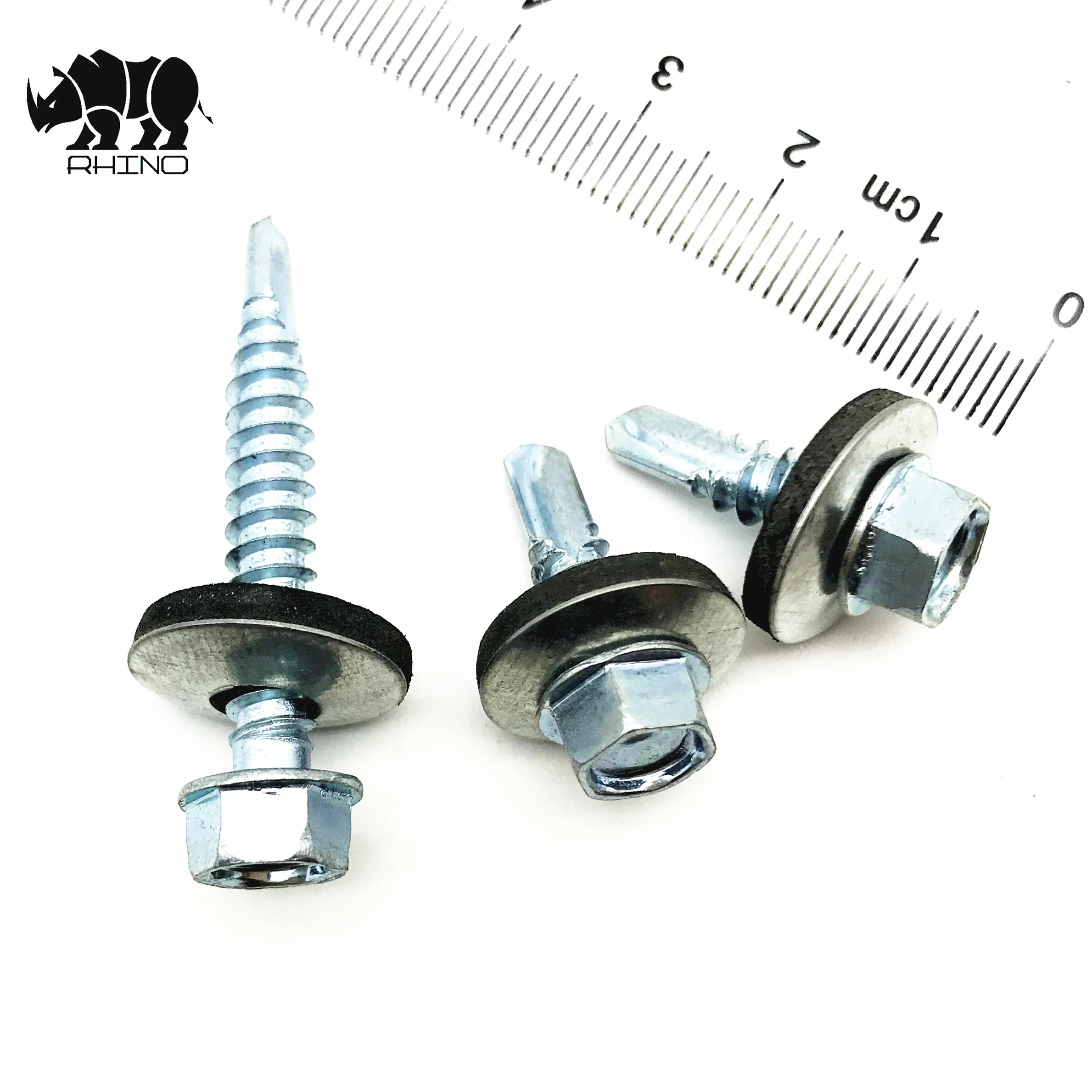 For Use Metal Sheet  Zinc Plated Self Drilling Screw with EPDM Washer