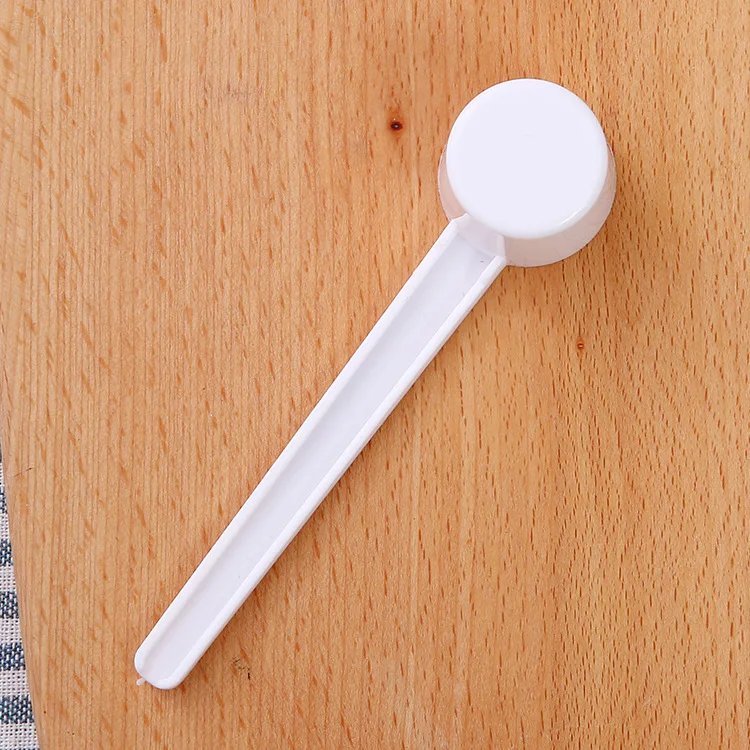 11ML Disposable Custom Printed Logo Long Handle Coffee Plastic Measuring Spoon