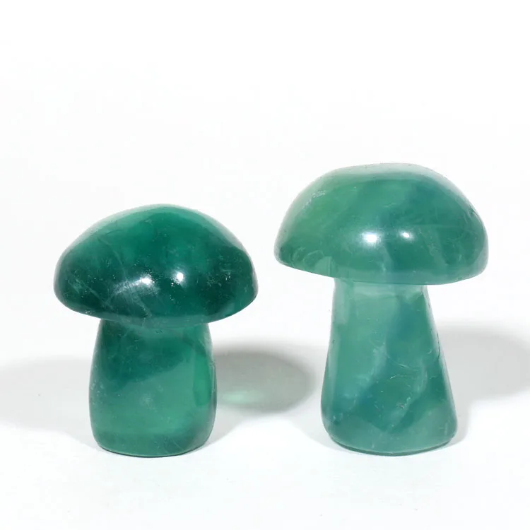 Wholesale Natural Lovely Fluorite Crystal Quartz Mushroom 1 pack contain 10 pieces