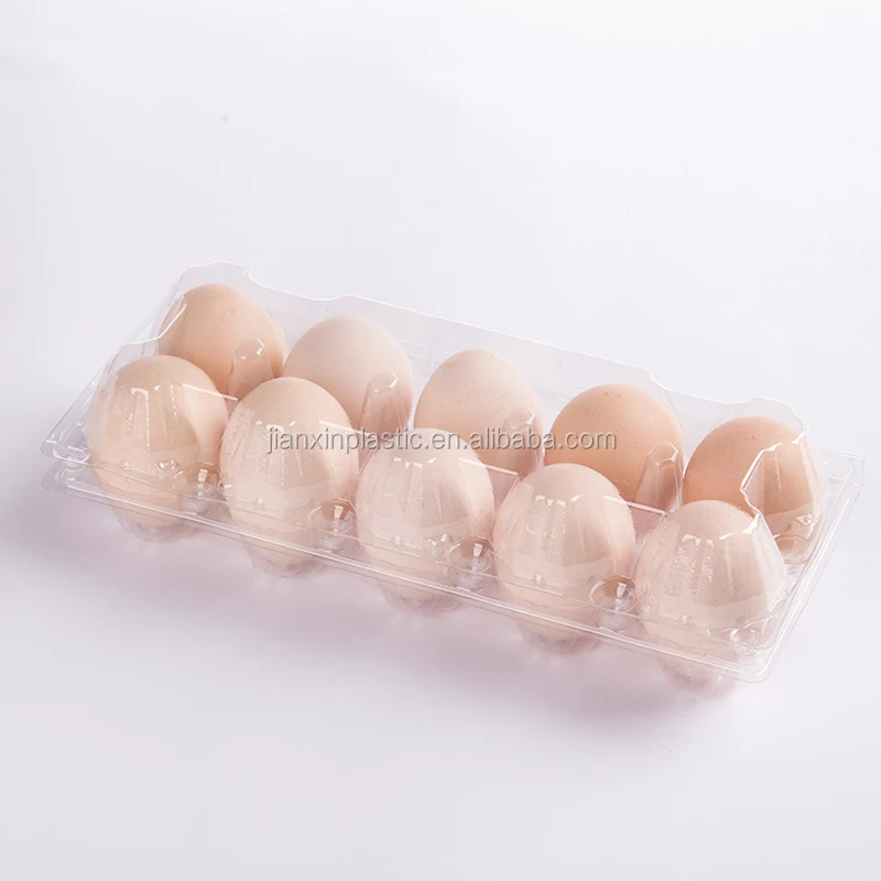 Custom boxes with logo plastic clear egg tray chicken egg cartons egg packaging box