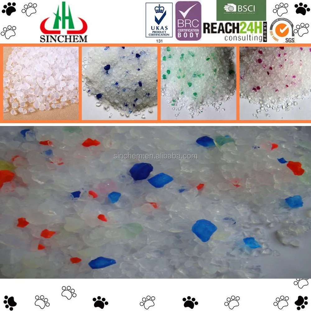 premium crystal silica gel cat litter