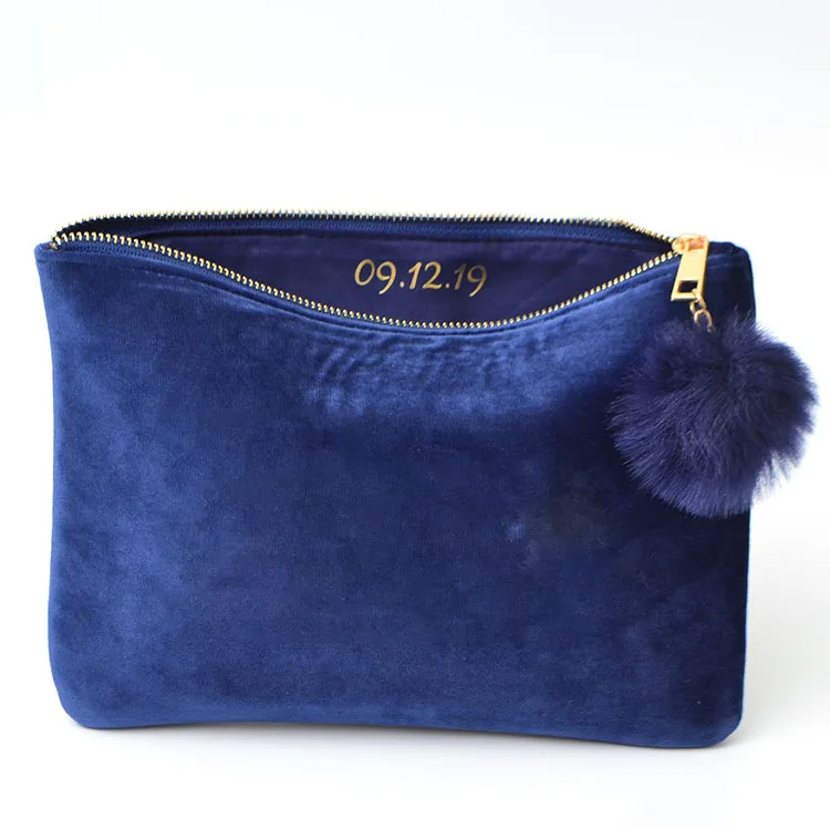 OEM Красивая дорожная бархатная сумка для