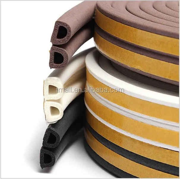 Self adhesive dustproof sponge rubber weather seal stripping for door & window