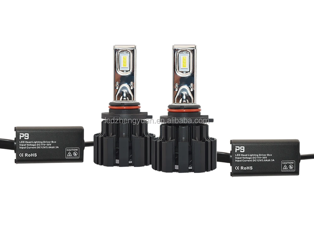 Можно использовать на ZY P9 P8 P6 фары 13600lm 100W 12V Глава лампы Комплект светодиодные h8 h11 9005/hb3 LED 9005 фары лампа, светодиодная лампа для автомобиля