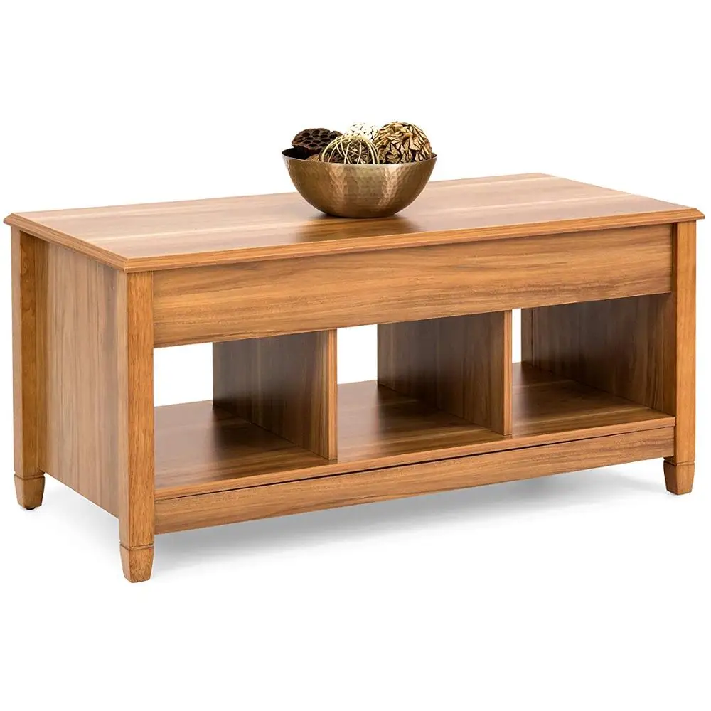 Coffee Table Lift Top Storage TV Stand  With Hidden Compartment Lift Tabletop Furniture