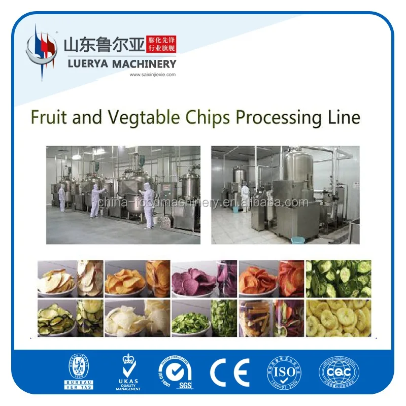 Fully automatic potato chips production line