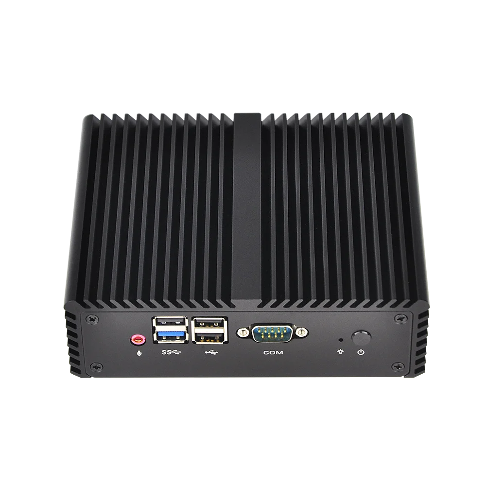 2019 Высокое качество Промышленный безвентиляторный Intel Celeron 12 v Мини ПК в автомобиле компьютер