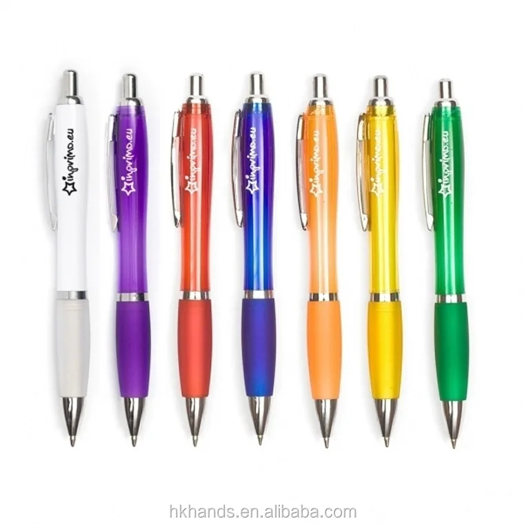 2024 Shenzhen Factory Custom business Logo Printed 0.5 Ballpoint Pen wholesale Promotional Plastic Ball Pen at a Cheap Price