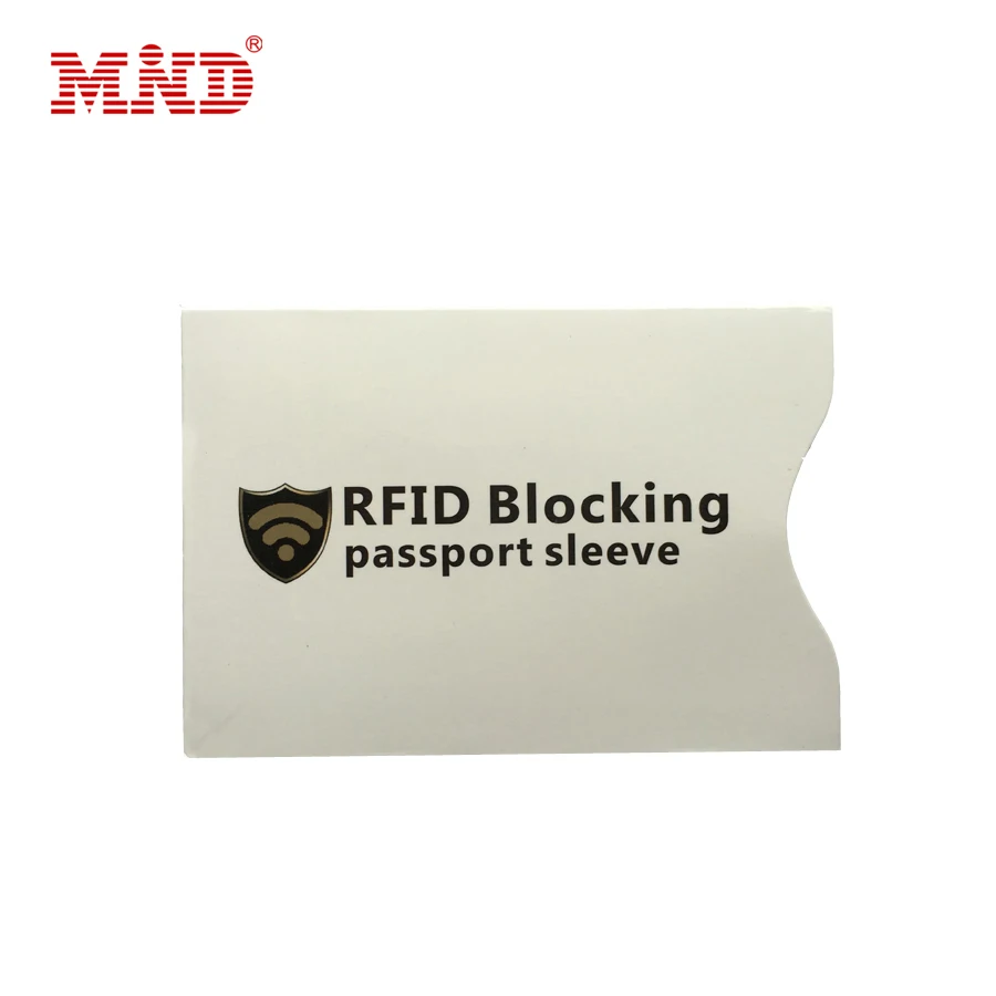 Custom blocker RFID sleeve to protect your credit cards and vital information