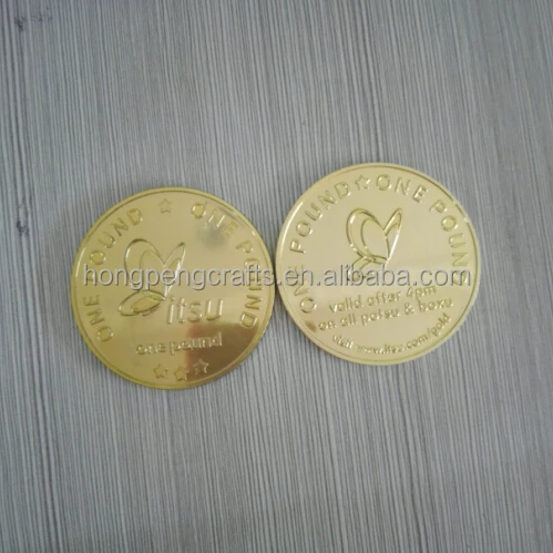 Профессиональная Изготовленная на заказ пластиковая дешевая антикварная поддельная Золотая монета