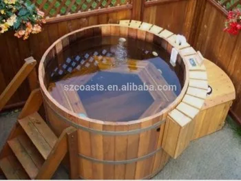 6 persons Outdoor hot SPA outdoor bathtub, wood fired hot tub
