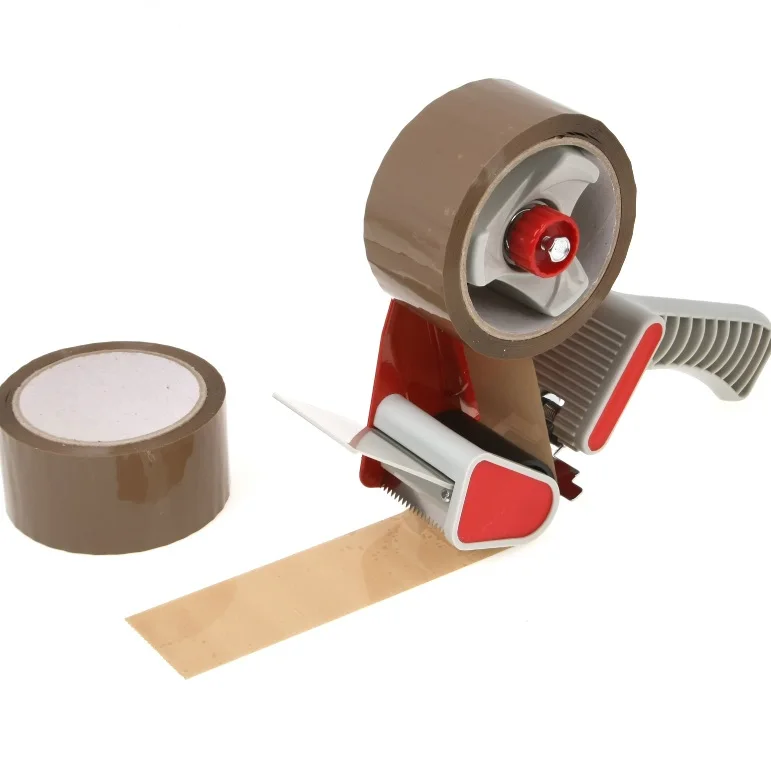 China BROWN / CLEAR / FRAGILE 48mm x 66m brown tape pack of 6 Buff BOPP Packing Tapes