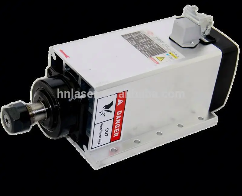 high quality Square 3.5kw air cooling spindle with Collect ER25