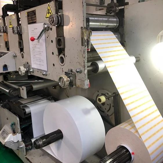 Thermal Transfer Label Jumbo Roll, PET Film Label Paper Material, Barcode Printing Label Sticker Paper