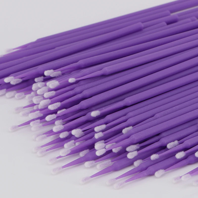 
Micro Brushes Eye Lash Glue Brushes Eyelashes Extension Lint Free Disposable Applicators Sticks Makeup Tools 