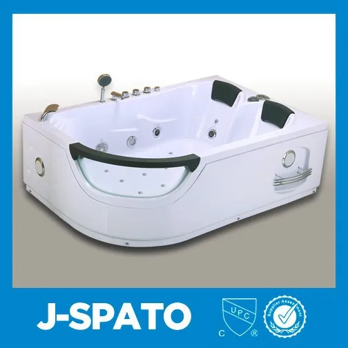2015 Western style commercial full body massage bathtub Hef left/right jacuzzi massage bathtub JS-8666