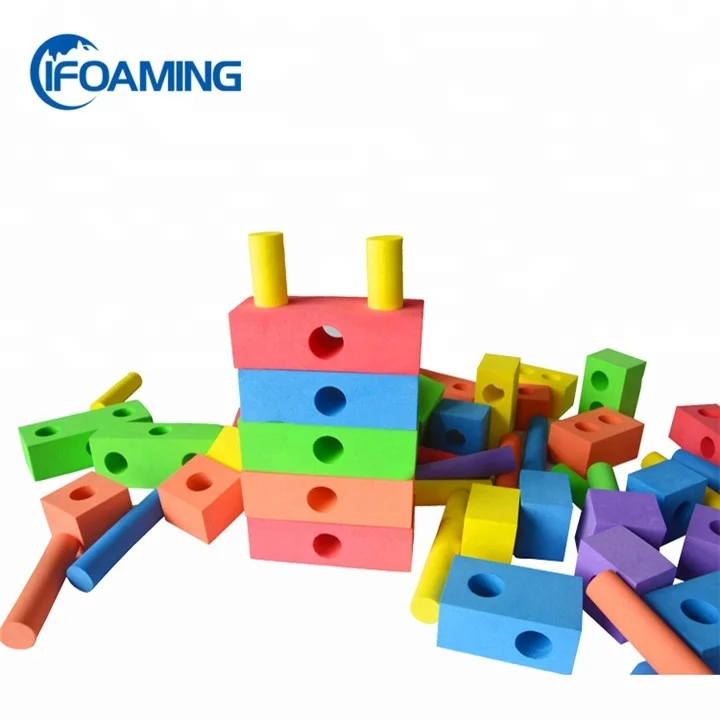 Non-Toxic EVA Foam Building Blocks Building Toy for Girls and Boys