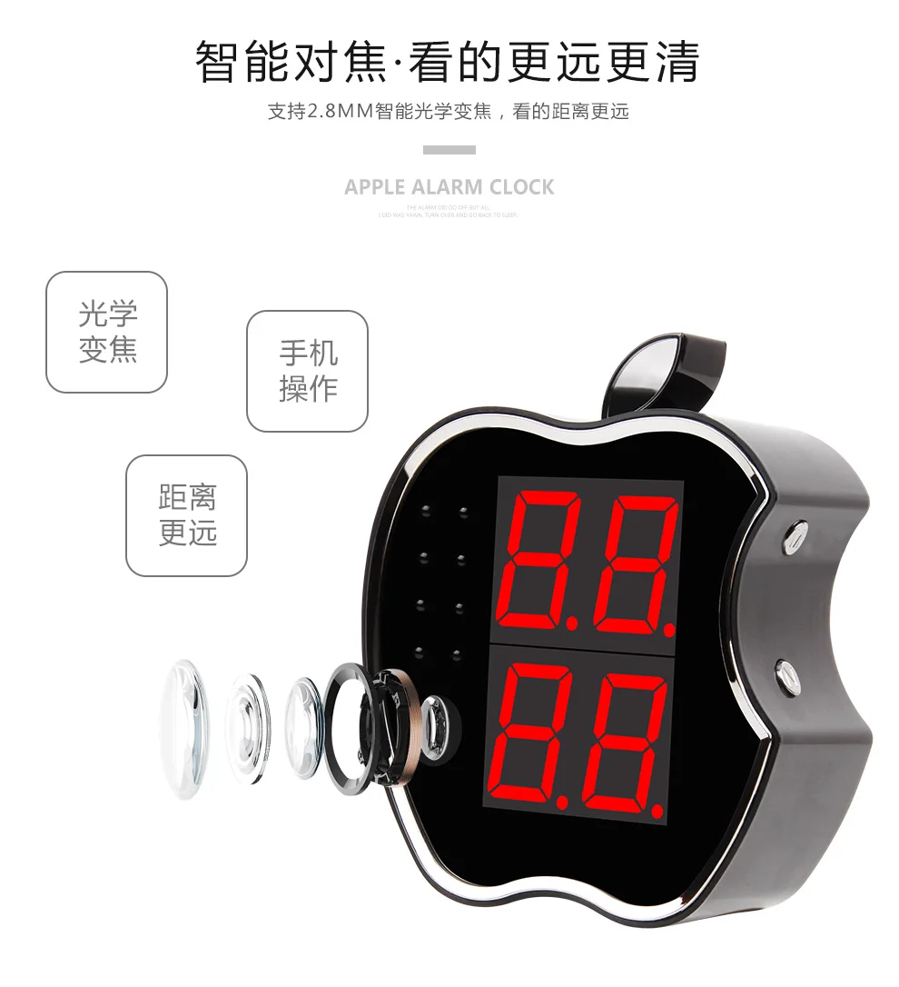 Скрытая портативная камера ночного видения 1080P HD wifi видеокамера IP P2P Часы экшн шпионская камера