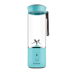 A1 Hand Blender 500ML Glass Jar Portable Fruit Juicer USB Rechargeable Mini Juicer