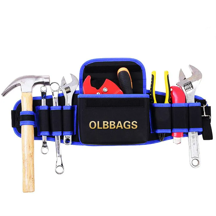 Пользовательский синий цвет мульти карманная электрическая поясная сумка для инструментов