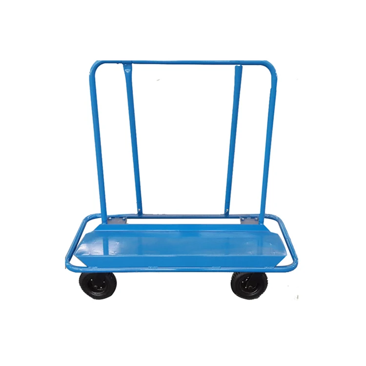 Warehouse 4 wheel metal platform hand truck
