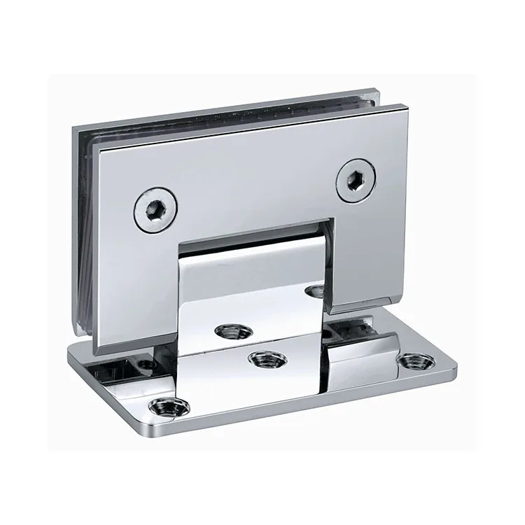 Glass shower door pivot hinge for bathroom