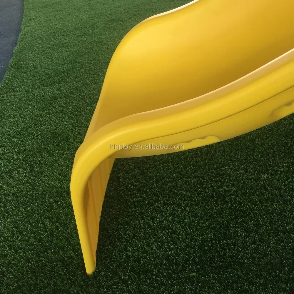 
KINPLAY BRAND Plastic Kids Slide Single wave slides accessories outdoor playground parts 