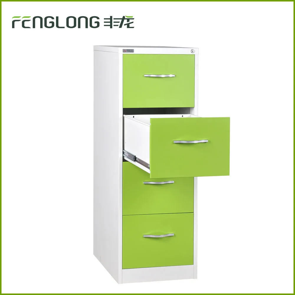 Modern metal filing cabinet use documents cabinet with drawers