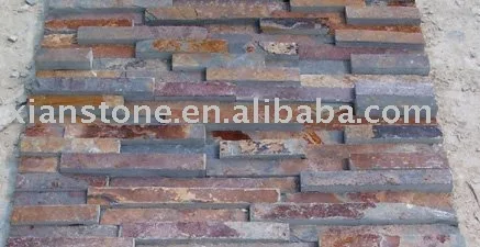 Factory direct sales 100% Natural Slate stone feature wall for Exterior Wall Decoration