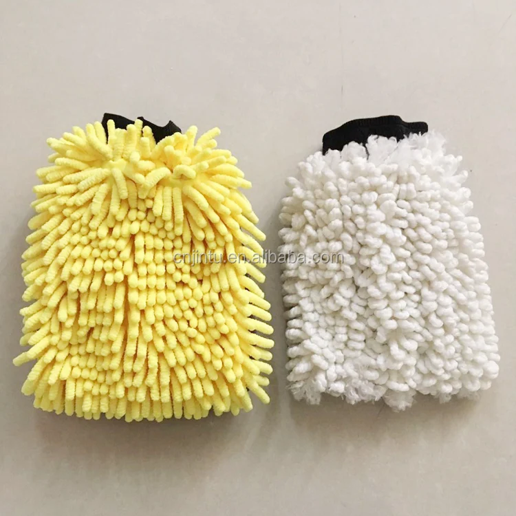 
Microfiber chenille cleaning cloth towel car waxing mitt wash glove 