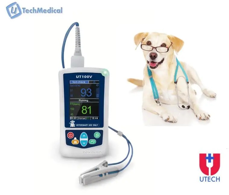 UTECH UT100V Handheld Vet monitor for surgery on pets patient in hospital