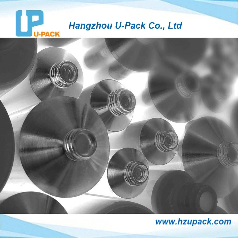 Ribbed Screw Cap Aluminum Collapsible Tube for vitiligo cream  Medicinal Packaging tube